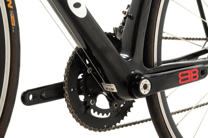 USED 2012 Cervelo R3 51cm Carbon Aero Road Bike SRAM Rival 2x10 speed Black Rim Brake