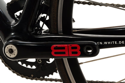 USED 2012 Cervelo R3 51cm Carbon Aero Road Bike SRAM Rival 2x10 speed Black Rim Brake