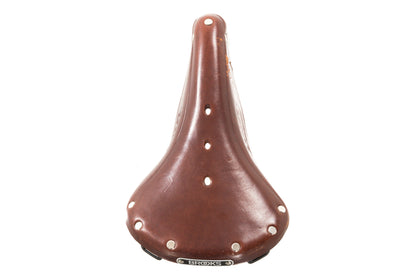 USED Brooks England B17 Brown Leather Saddle Steel Rails 175mm width