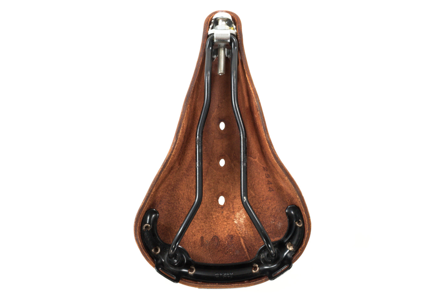 USED Brooks England B17 Brown Leather Saddle Steel Rails 175mm width