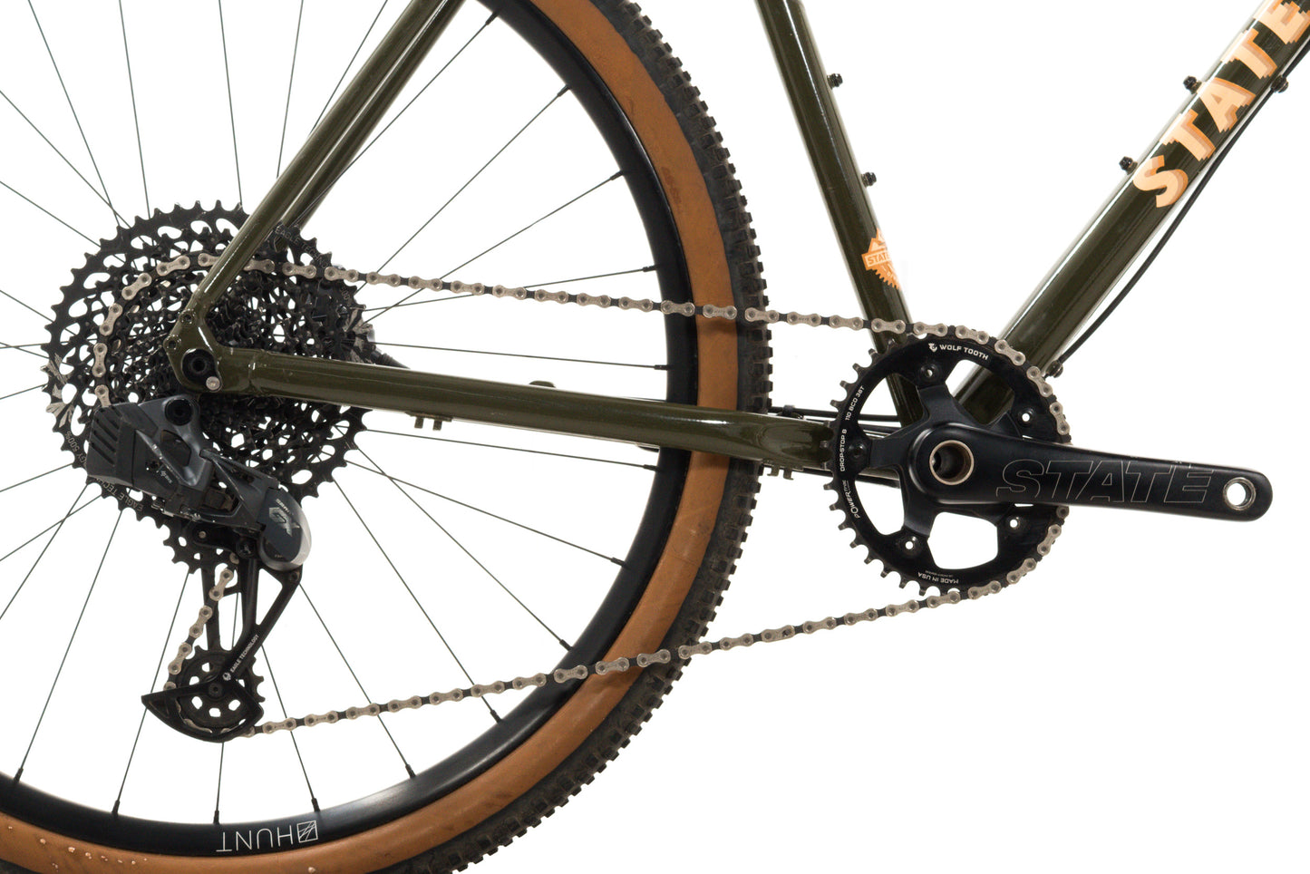 USED State Bicycle Co. All-Road 4130 Large Steel Gravel Bike 650B SRAM Force/GX AXS 1x12 speed