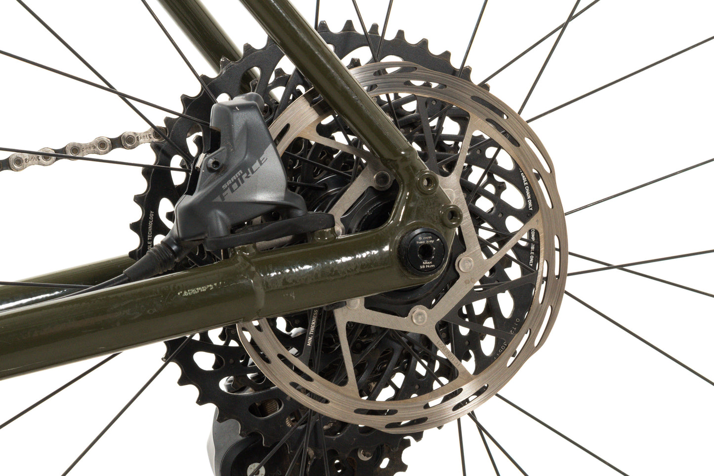 USED State Bicycle Co. All-Road 4130 Large Steel Gravel Bike 650B SRAM Force/GX AXS 1x12 speed