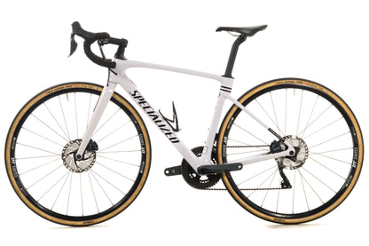 USED 2019 Specialized Roubaix 52cm Carbon Endurance Disc Road Bike Shimano Ultegra 2x11 Di2 Pearl White