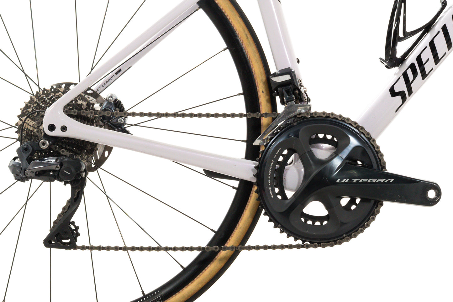 USED 2019 Specialized Roubaix 52cm Carbon Endurance Disc Road Bike Shimano Ultegra 2x11 Di2 Pearl White