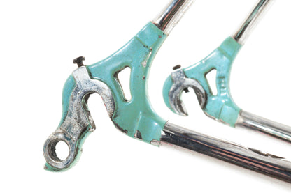 USED Mid 1990's Bianchi Reparto Corse 52cm Columbus EL OS Lugged Steel Frameset Celeste