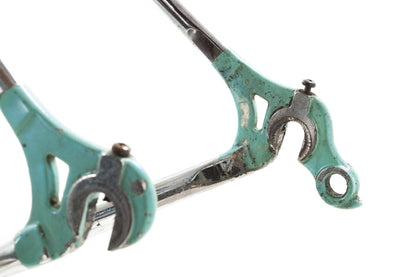 USED Mid 1990's Bianchi Reparto Corse 52cm Columbus EL OS Lugged Steel Frameset Celeste