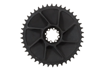 USED 5DEV Aluminum Aero Road Chainring, 8-Bolt Sram, 42T, Black