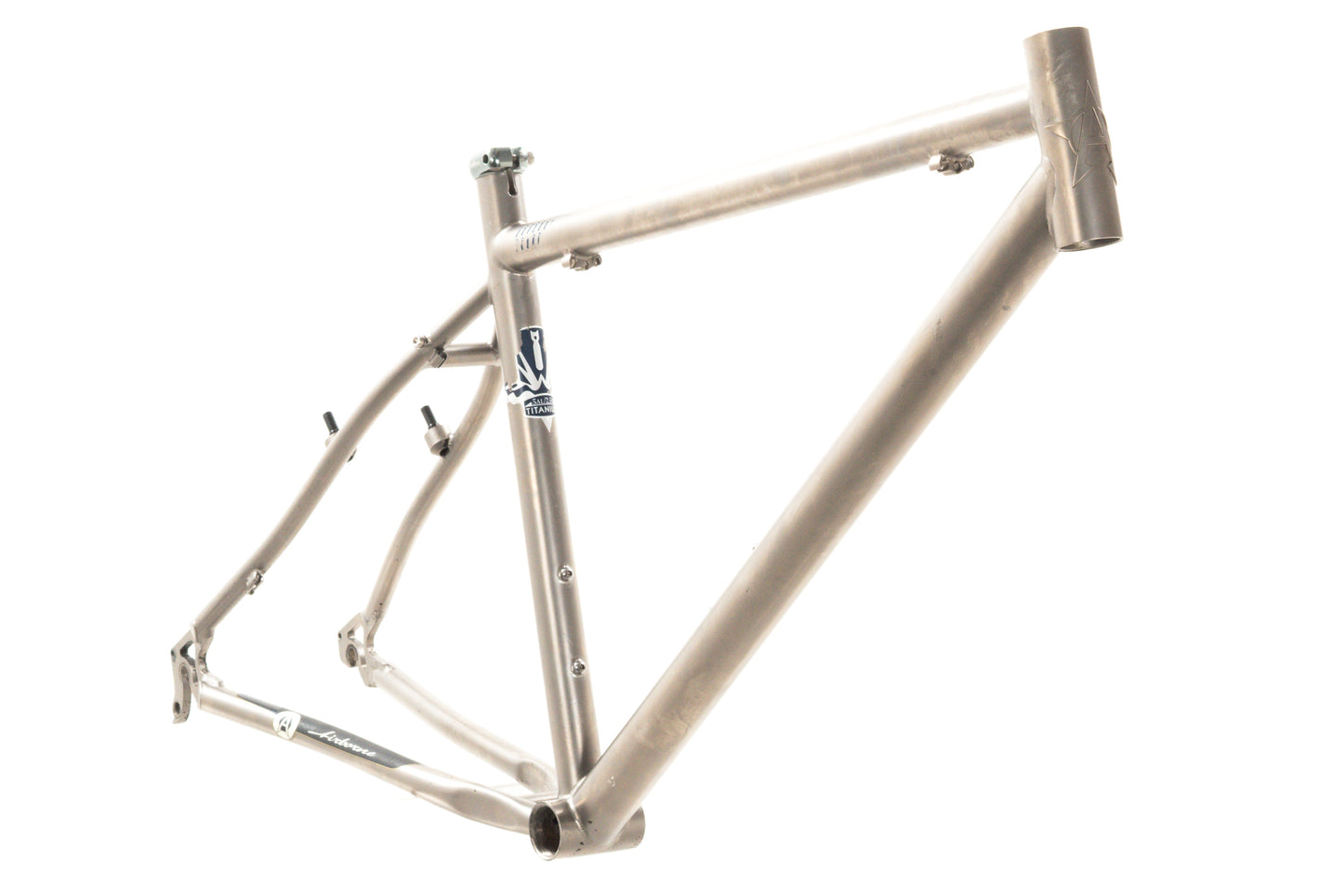 USED Airborne 18" Titanium Hardtail Mountain Bike Frame 26" Wheel V-Brake