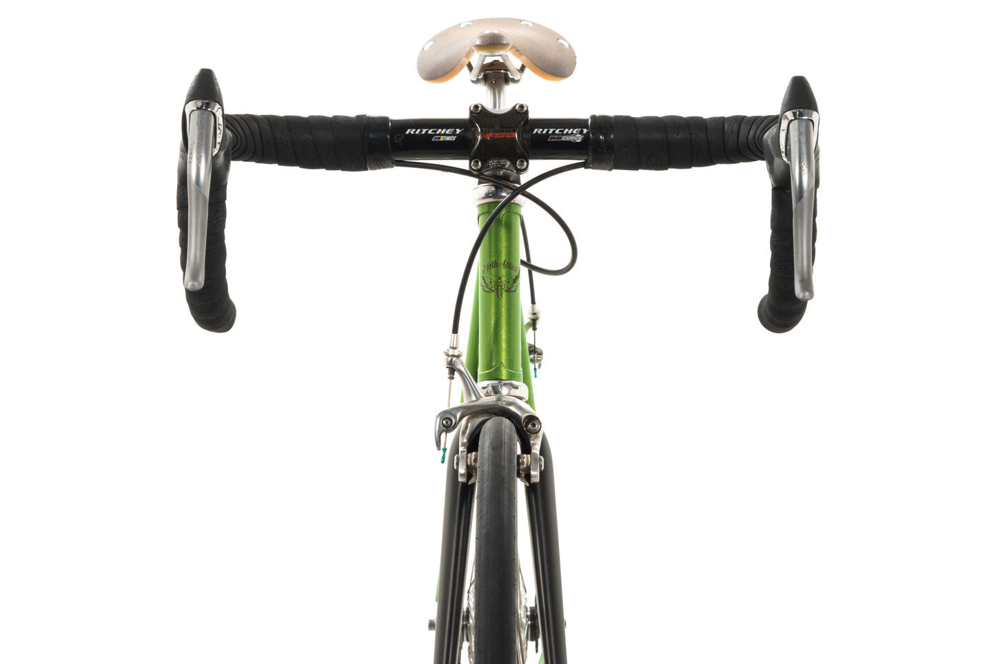 USED Moth Attack 54cm Custom Lugged Steel Track Bike Single Speed Fixed Gear Fixie w/ Freewheel Phil Wood Dura-Ace
