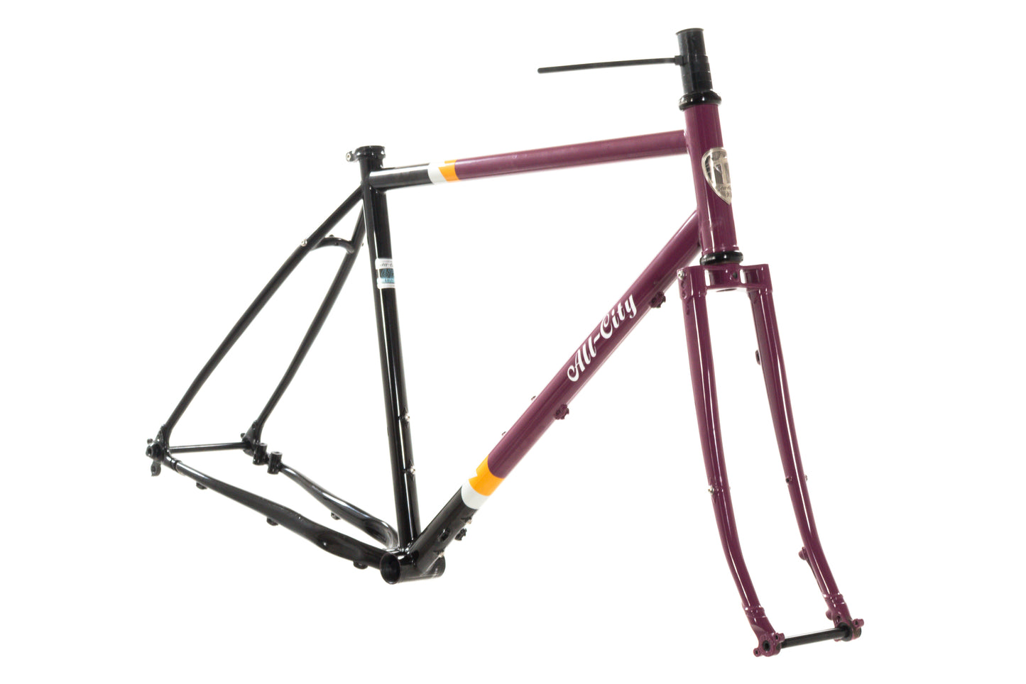 USED All-City Gorilla Monsoon 52cm Steel Gravel Frameset Charred Berry
