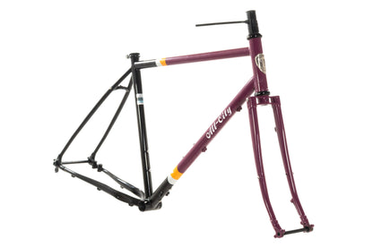 USED All-City Gorilla Monsoon 52cm Steel Gravel Frameset Charred Berry