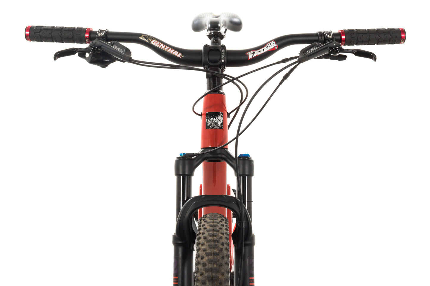 USED 2020 Santa Cruz Blur Carbon S Large Full Suspension Mountain Bike SRAM GX Eagle 1x12 Speed 29" Red