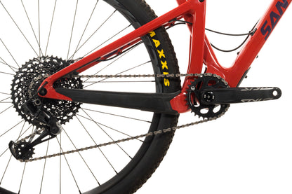 USED 2020 Santa Cruz Blur Carbon S Large Full Suspension Mountain Bike SRAM GX Eagle 1x12 Speed 29" Red