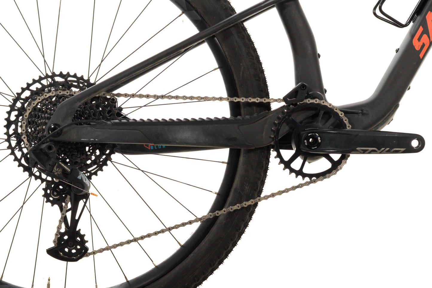 USED 2023 Santa Cruz Blur R TR / Carbon C Large 29" Full Suspension Mountain Bike SRAM NX Eagle Black