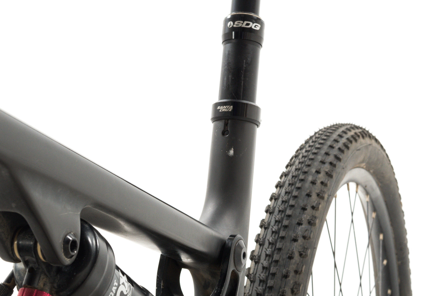 USED 2023 Santa Cruz Blur R TR / Carbon C Large 29" Full Suspension Mountain Bike SRAM NX Eagle Black
