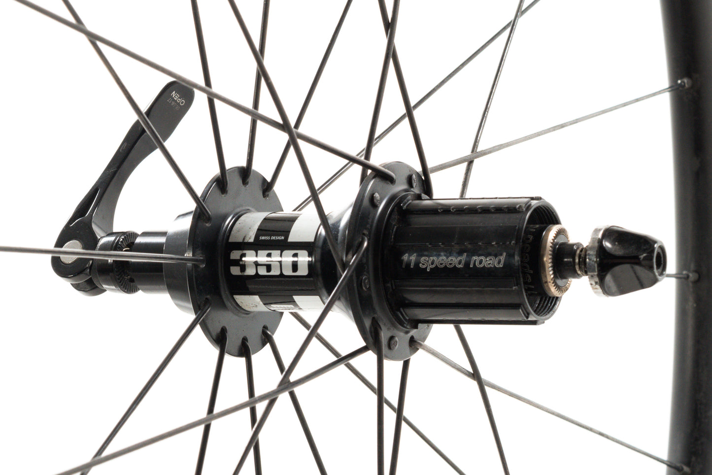 USED Roval SLX 24 700C Alloy Tubeless Rim Brake Road Wheelset DT Swiss 350 Hubs Shimano HG 11 speed