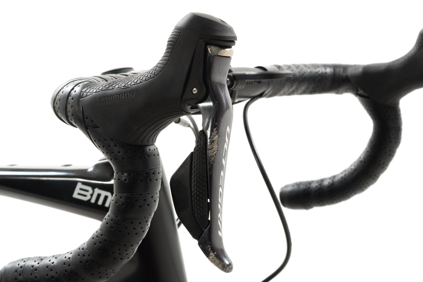 USED 2021 BMC Roadmachine 01 Two 54cm Carbon Road Bike Shimano Ultegra Di2 2x11 speed Black