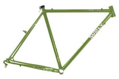 NEW (out of box/old stock) 2000 Surly Cross Check 52cm Reynolds 631 Steel Frame Green Bean Rim Brake