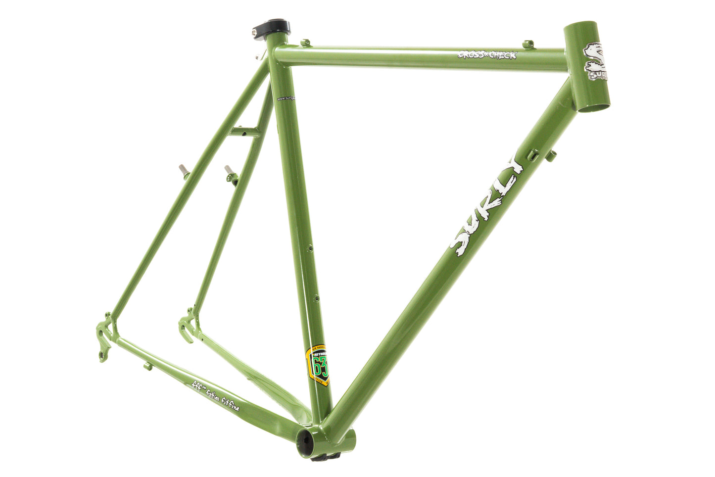 NEW (out of box/old stock) 2000 Surly Cross Check 52cm Reynolds 631 Steel Frame Green Bean Rim Brake