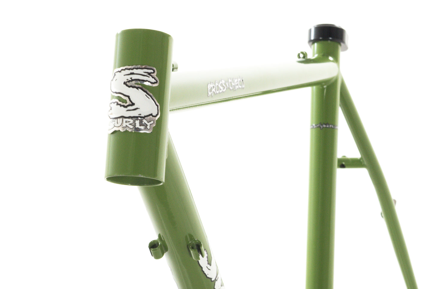 NEW (out of box/old stock) 2000 Surly Cross Check 52cm Reynolds 631 Steel Frame Green Bean Rim Brake