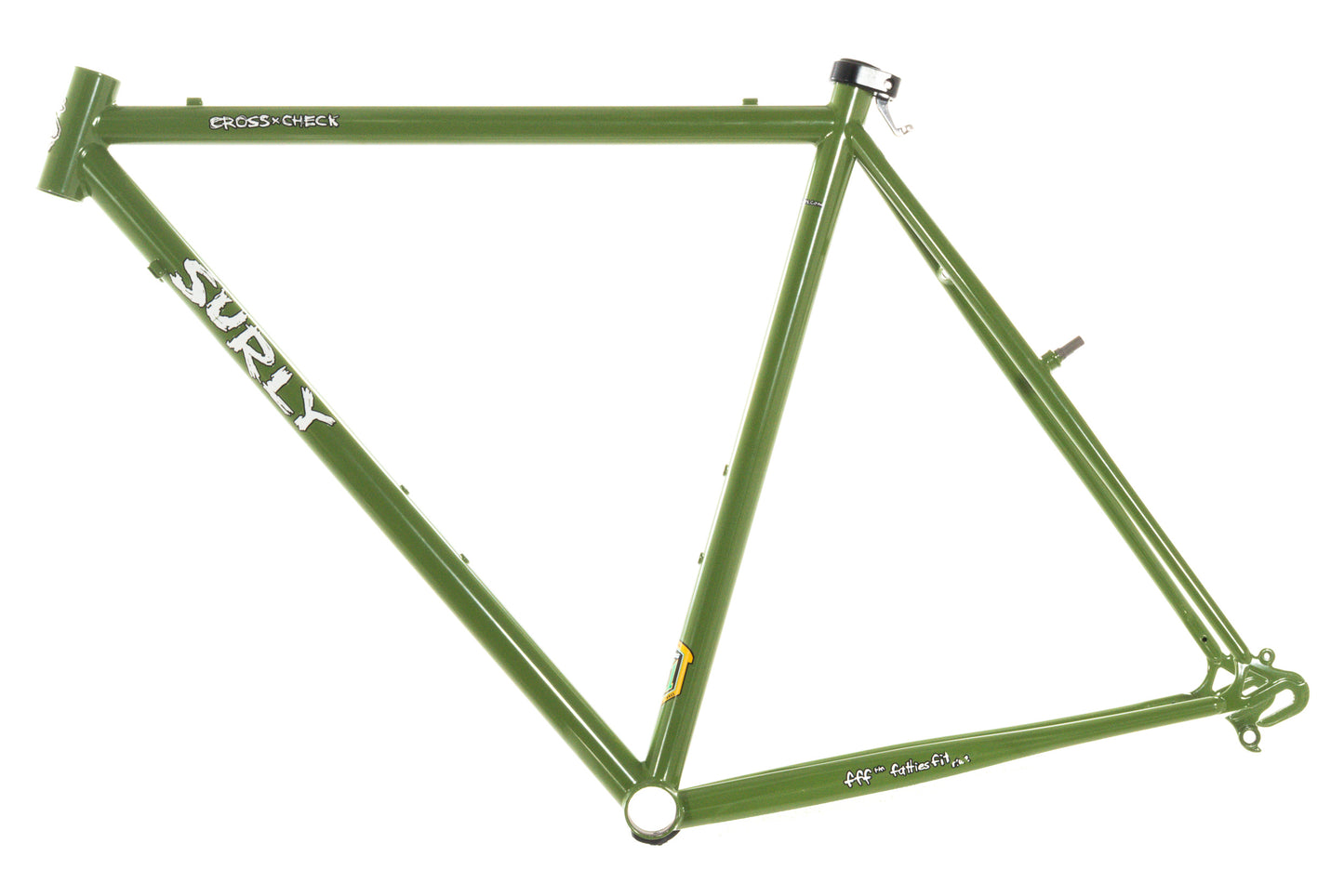 NEW (out of box/old stock) 2000 Surly Cross Check 52cm Reynolds 631 Steel Frame Green Bean Rim Brake