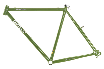 NEW (out of box/old stock) 2000 Surly Cross Check 52cm Reynolds 631 Steel Frame Green Bean Rim Brake
