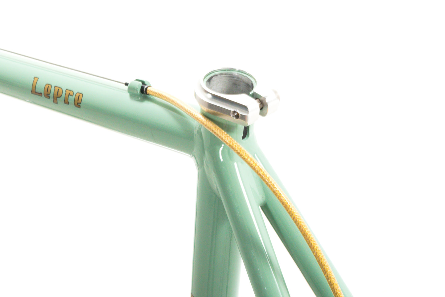 USED Bianchi Lepre Mini Velo 53cm Mini Velo Frame Partial Build Celeste