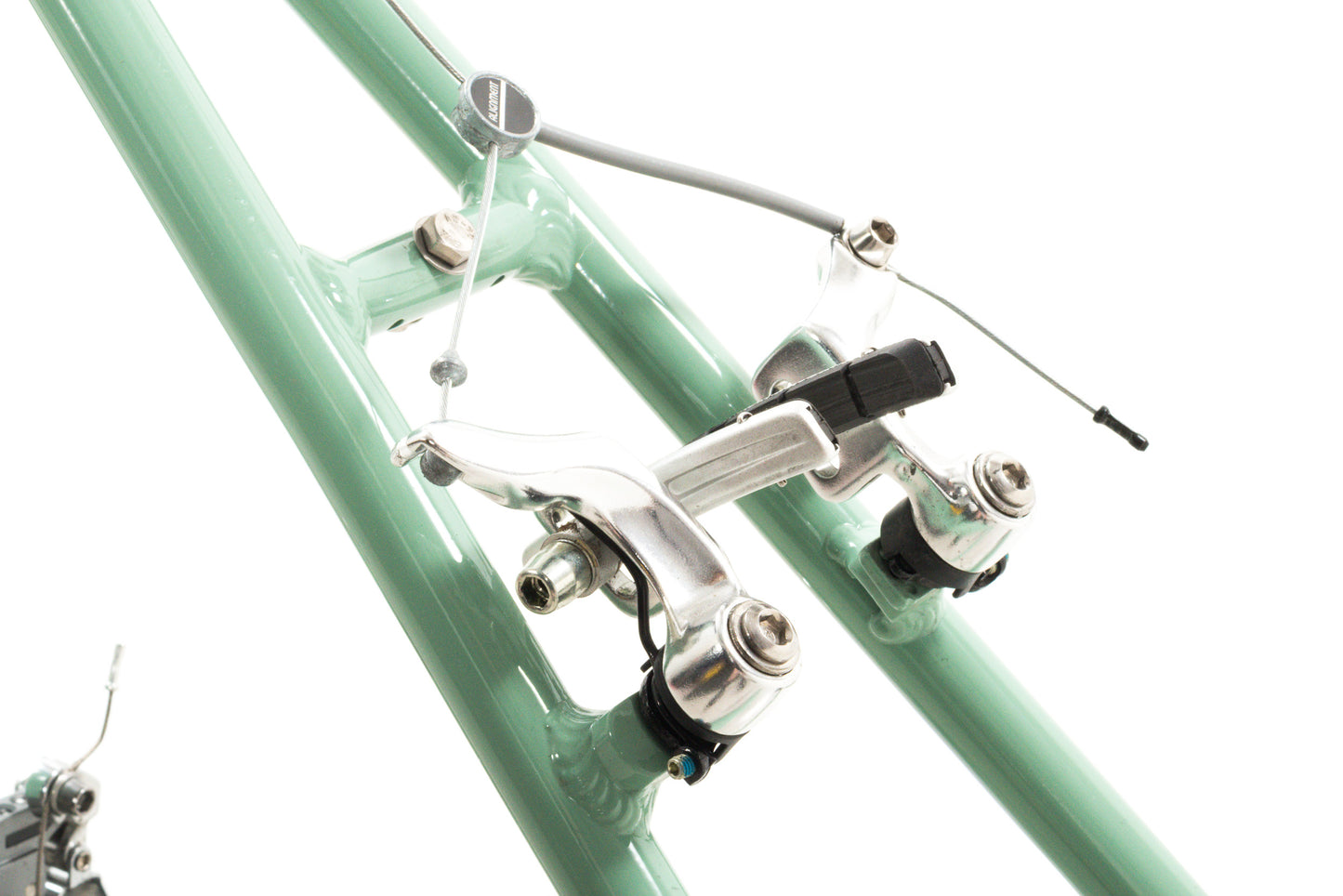 USED Bianchi Lepre Mini Velo 53cm Mini Velo Frame Partial Build Celeste