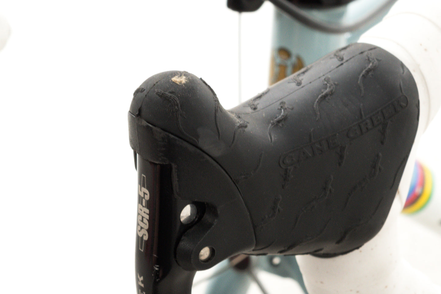 USED Bianchi San Jose 49cm Cromo Lite Single Speed Steel Cyclocross Canti Brake Frame Partial Build Celeste
