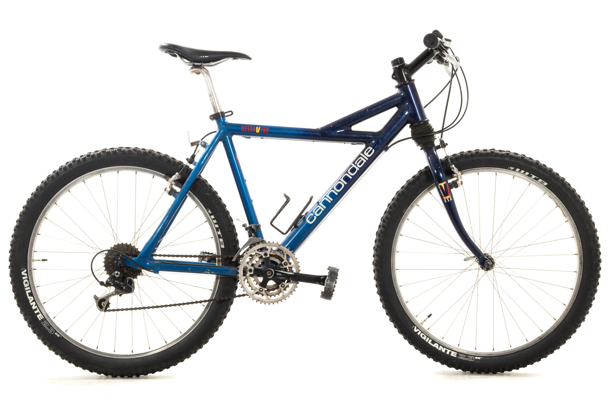 USED 1990's Vintage Cannondale Delta V Large Aluminum Hardtail 26