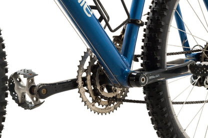 USED 1990's Vintage Cannondale Delta V Large Aluminum Hardtail Mountain Bike Shimano Deore XT/LX 3x7 speed Blue AS IS