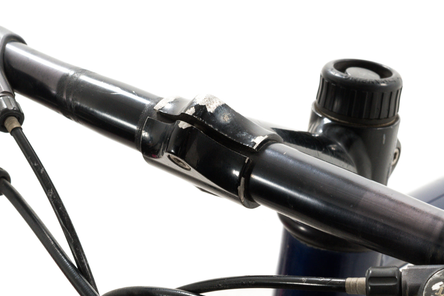 USED 1990's Vintage Cannondale Delta V Large Aluminum Hardtail Mountain Bike Shimano Deore XT/LX 3x7 speed Blue AS IS