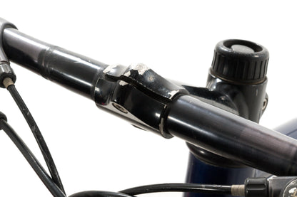 USED 1990's Vintage Cannondale Delta V Large Aluminum Hardtail Mountain Bike Shimano Deore XT/LX 3x7 speed Blue AS IS