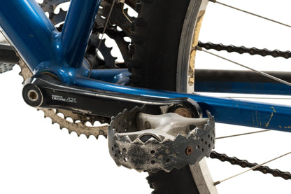 USED 1990's Vintage Cannondale Delta V Large Aluminum Hardtail Mountain Bike Shimano Deore XT/LX 3x7 speed Blue AS IS