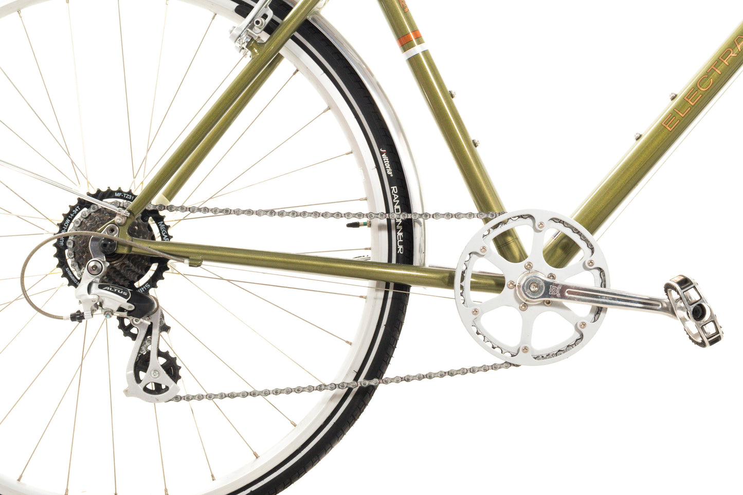 USED Electra Ticino 7D Medium Urban Cruiser Green