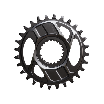 NEW Shimano XTR SM-CRM96 1x Direct Mount Chainring - Shimano Direct Mount, For 12-Speed HG+ Chain, Fits M9200 and M9220 Crank, Dark Gray - Around the Cycle