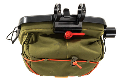 USED Route Werks Coyote Handlebar Bag w/ 31.8mm Mount Quad Lock Handlebar Stub