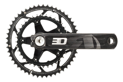 USED Rotor 3D Road Crankset 175mm 50/36T 24mm Spindle w/ English BB