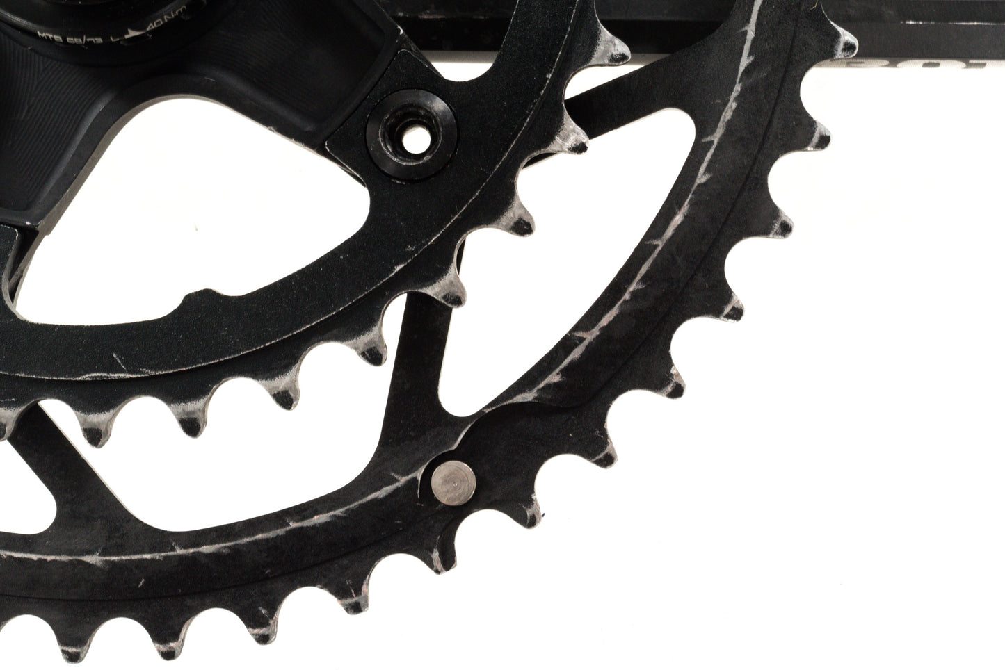 USED Rotor 3D Road Crankset 175mm 50/36T 24mm Spindle w/ English BB