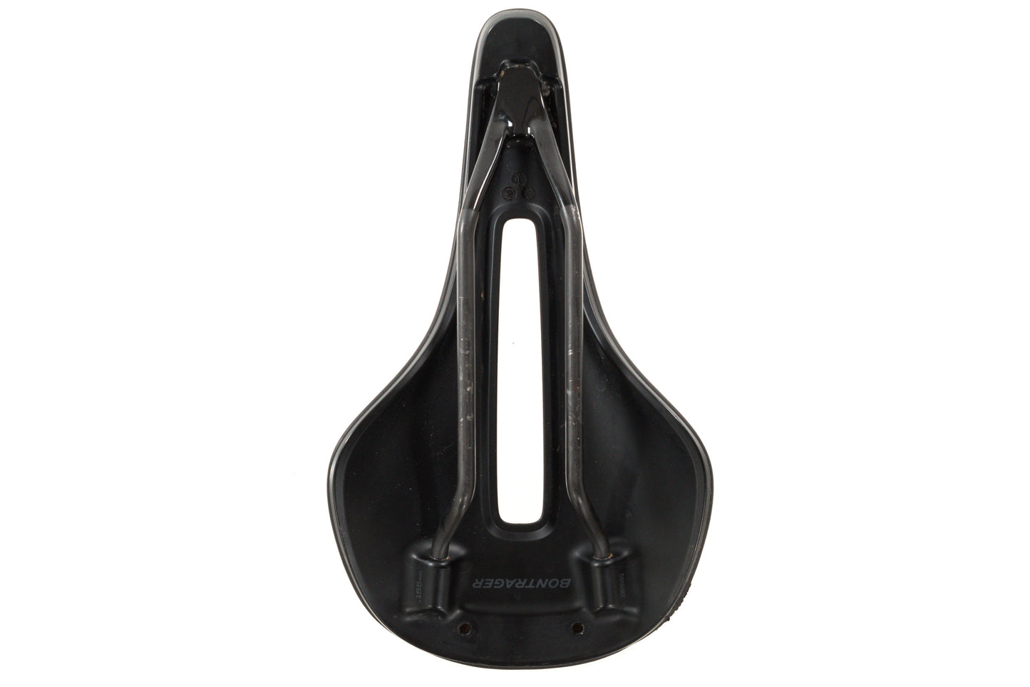 USED Bontrager Verse Pro 155mm Carbon Rail Cutout Saddle