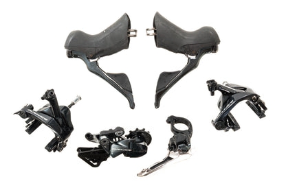 USED Shimano Dura-Ace R9100 Road Rim Brake Groupset Shifters, Derailleurs, Brake Calipers