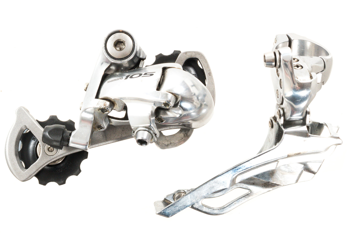 USED Shimano 105 5600/5603 3x10 speed Triple Groupset Silver