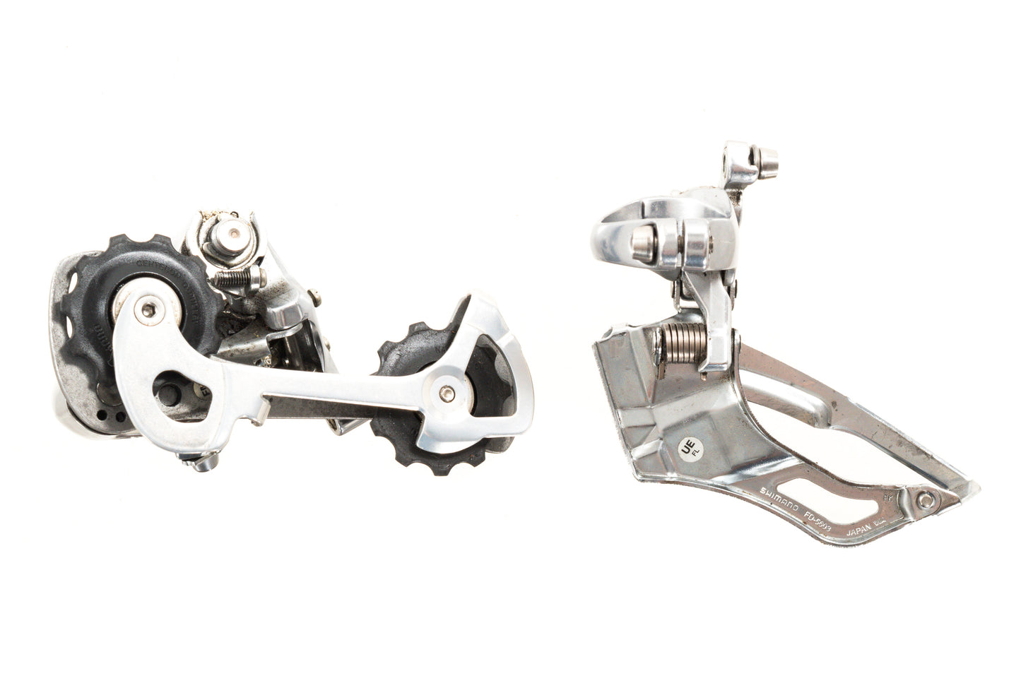 USED Shimano 105 5600/5603 3x10 speed Triple Groupset Silver