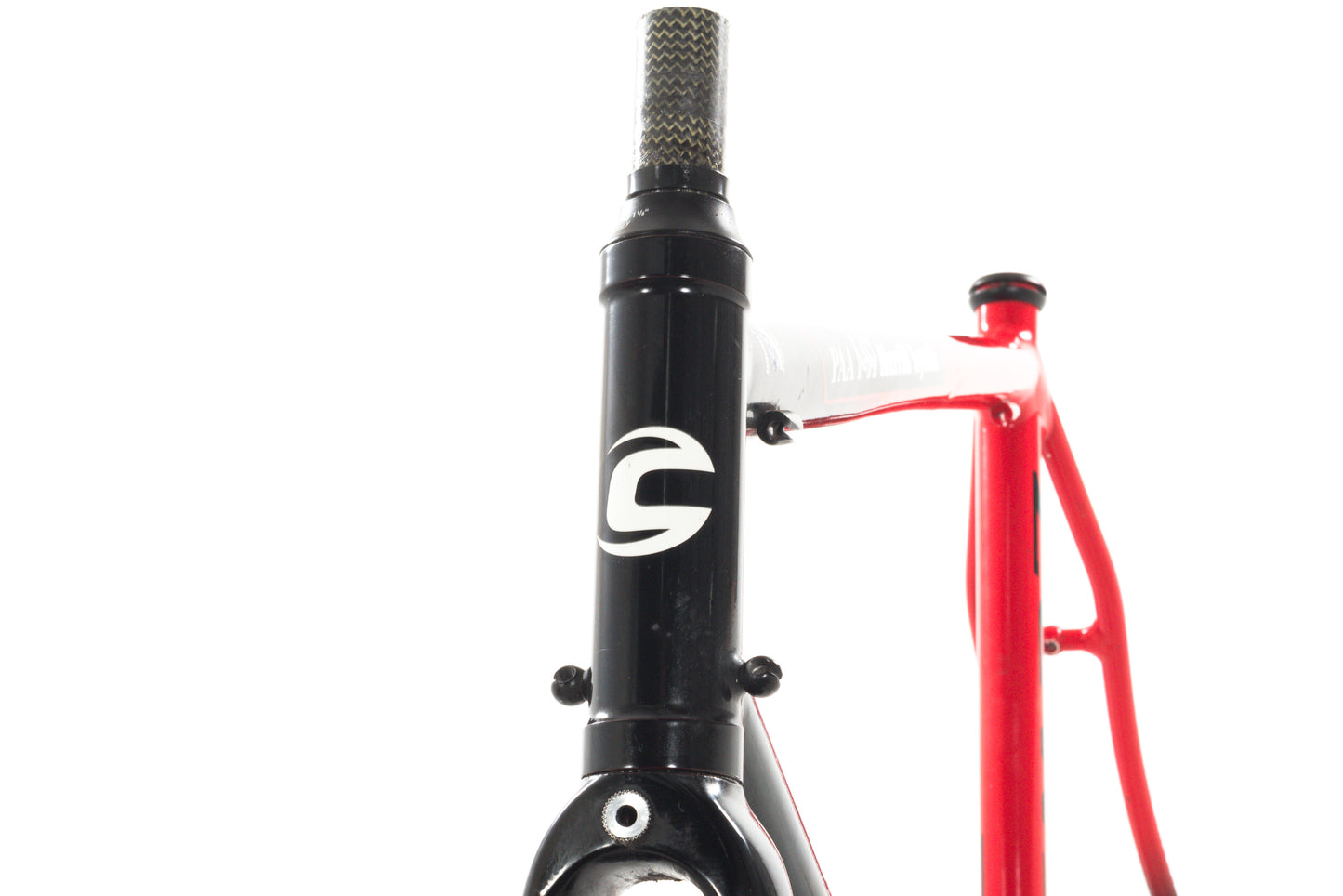 USED Cannondale CAAD7 56cm Aluminum Road Bike Frame w/ Carbon Slice Fork Red