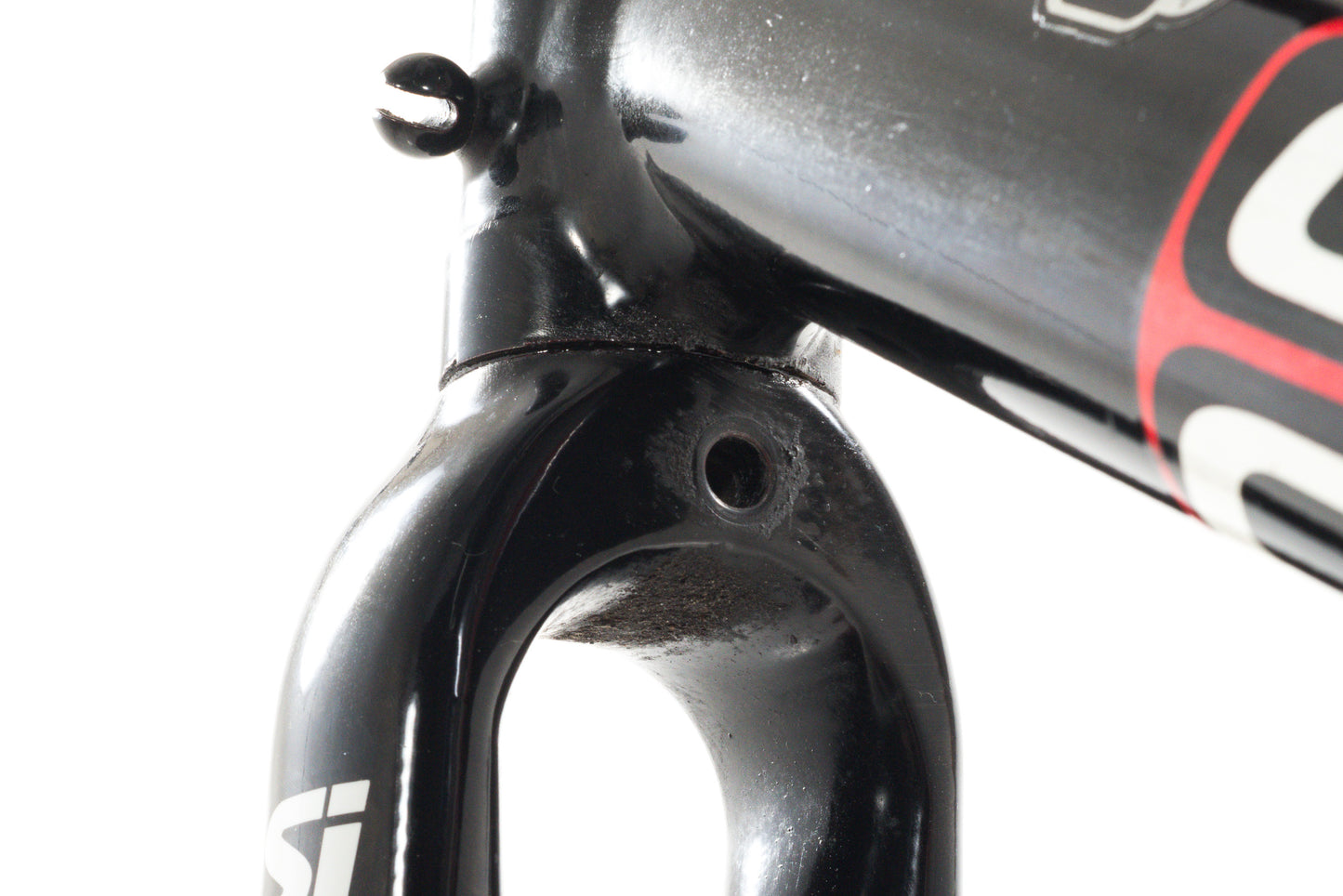 USED Cannondale CAAD7 56cm Aluminum Road Bike Frame w/ Carbon Slice Fork Red