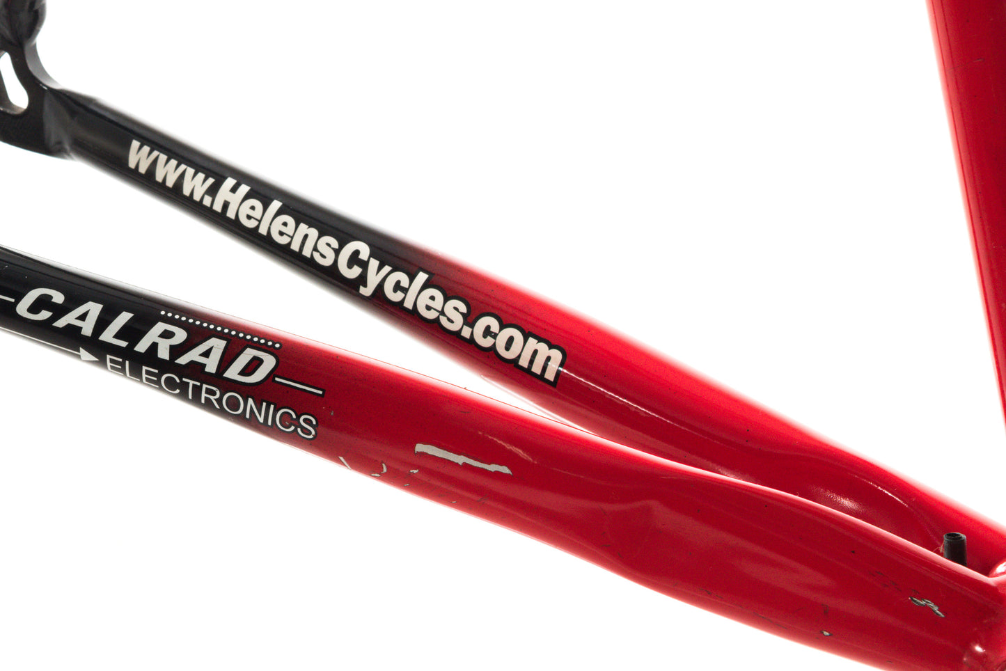 USED Cannondale CAAD7 56cm Aluminum Road Bike Frame w/ Carbon Slice Fork Red