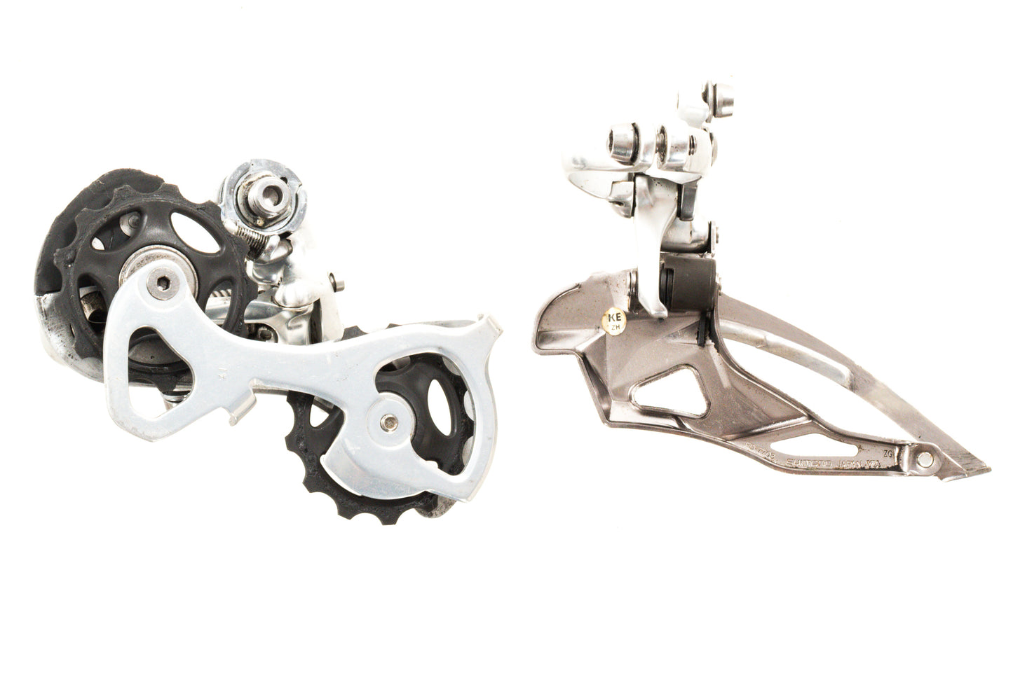 USED Shimano Dura-Ace 7700/7703 Triple 3x9 speed Road Groupset Silver