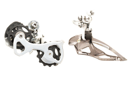 USED Shimano Dura-Ace 7700/7703 Triple 3x9 speed Road Groupset Silver