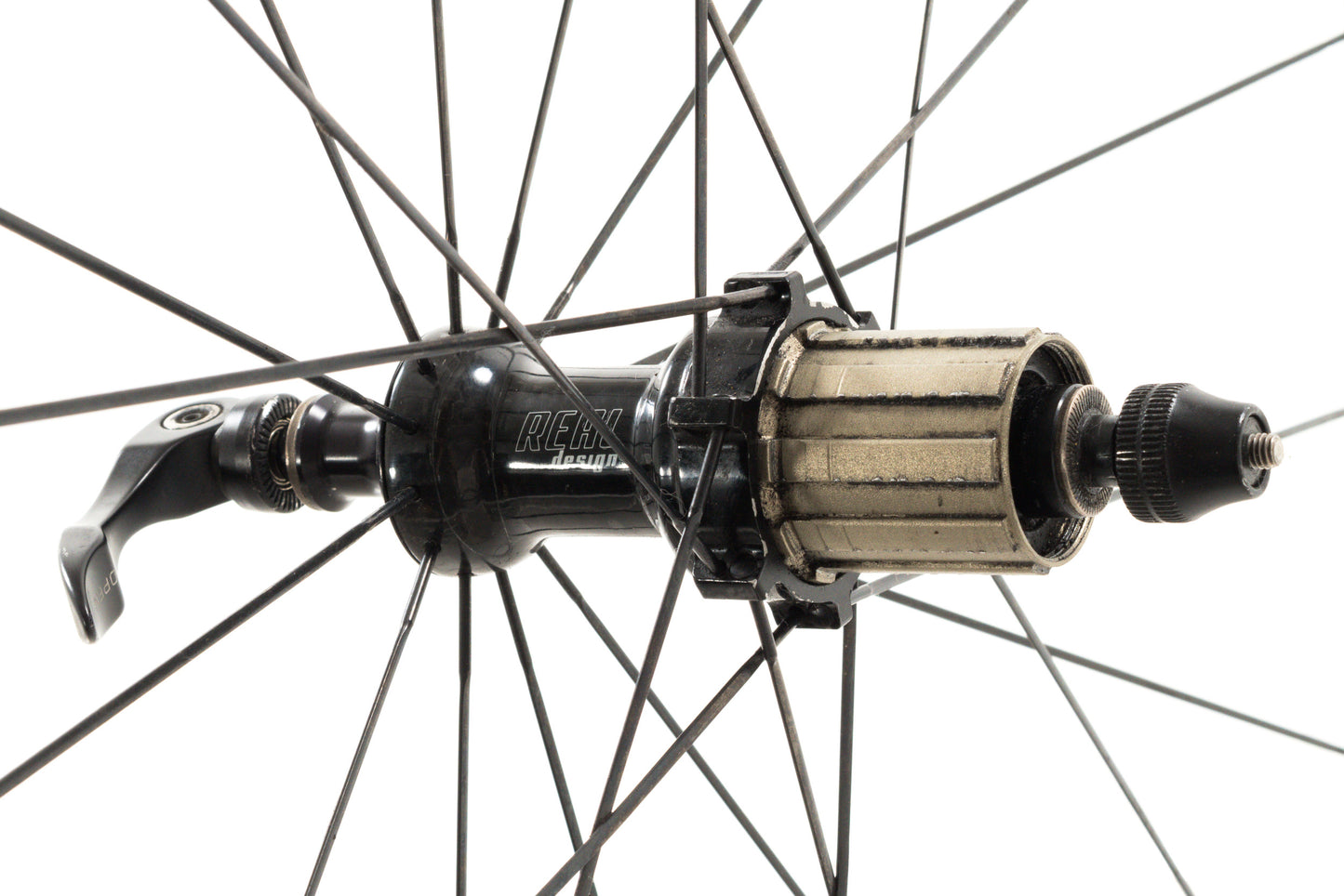USED Real Design Ultra Sphere 700C Road Wheelset 10 Speed Rim Brake QR 1365g Silver