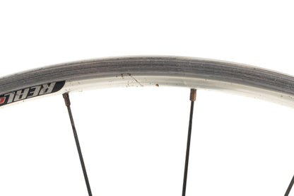 USED Real Design Ultra Sphere 700C Road Wheelset 10 Speed Rim Brake QR 1365g Silver